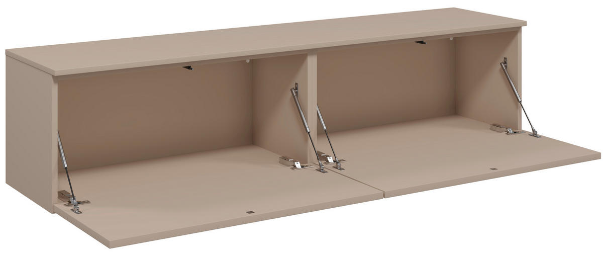 LOWBOARD  160,3/37,6/37,4 cm  individuell planbar, Beimöbel erhältlich, hängend, in verschiedenen Größen erhältlich, in verschiedenen Holzdekoren erhältlich  - Hellbraun, Design, Holzwerkstoff (160,3/37,6/37,4cm) - Celina Home