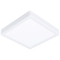 LED-DECKENLEUCHTE Fueva 21/21/2,8 cm   - Weiß, Basics, Kunststoff/Metall (21/21/2,8cm) - Novel