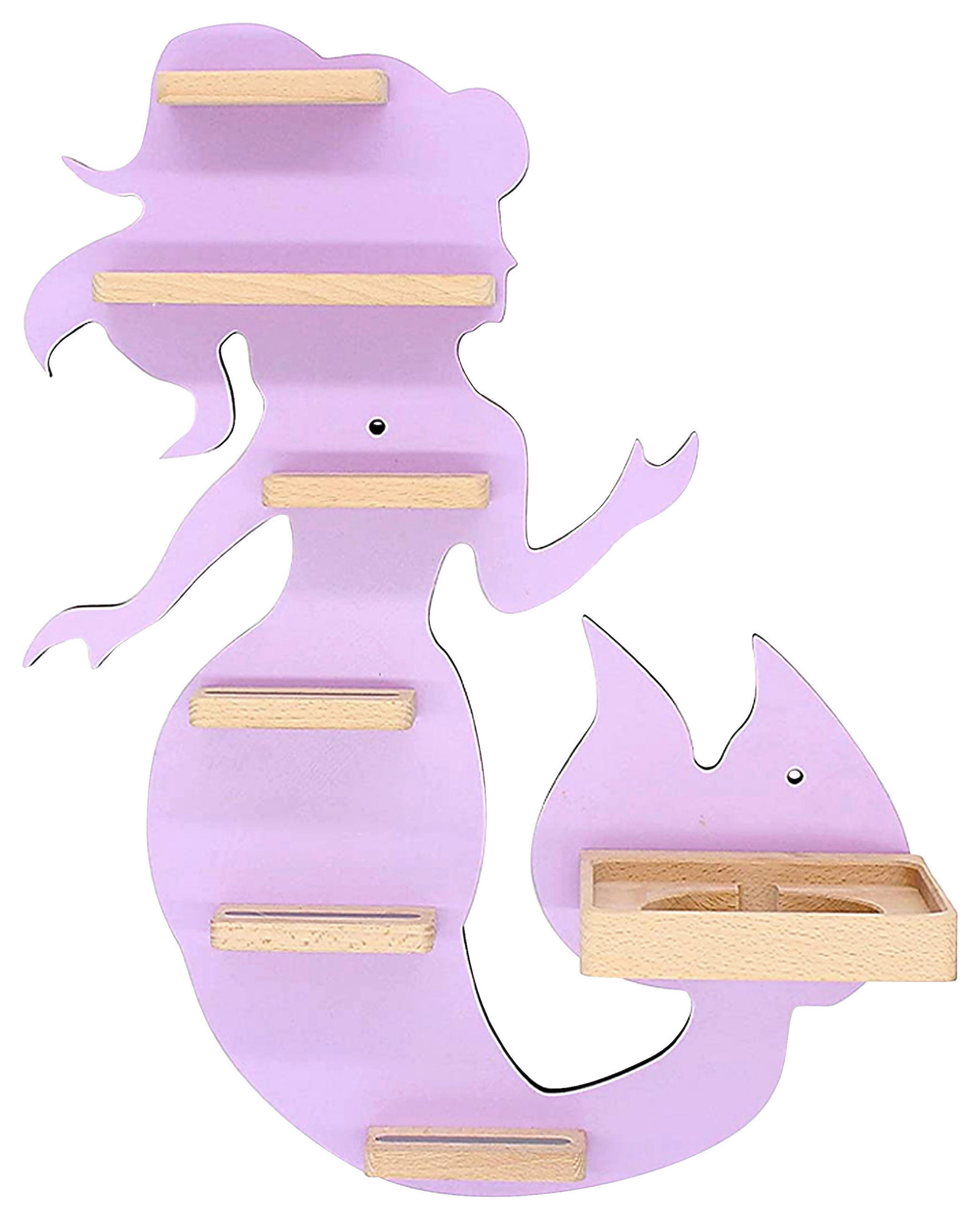 KINDERREGAL Lila - Lila, MODERN, Holzwerkstoff (39/50/19cm) - MID.YOU