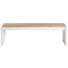 SITZBANK Kiefer massiv Honig, Weiß - Weiß/Honig, LIFESTYLE, Holz (160/48/40cm) - CARRYHOME