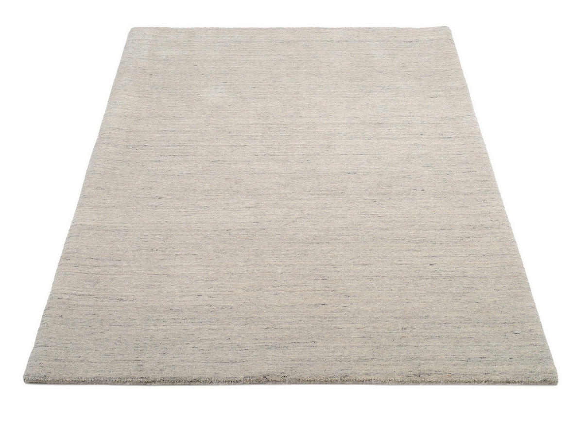 WOLLTEPPICH 200/300 cm Hellgrau  - Hellgrau, Basics, Textil (200/300cm) - Linea Natura