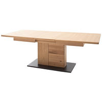 JÍDELNÍ STŮL - barvy dubu/antracitová, Design, dřevo/kompozitní dřevo (180/100/77cm) - Linea Natura