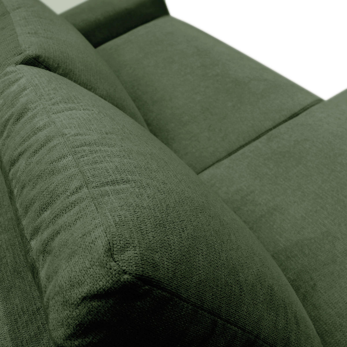 ECKSOFA Grün Struktur  - Schwarz/Grün, Design, Kunststoff/Textil (160/250cm) - MID.YOU