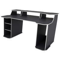 GAMINGTISCH Anthrazit, Weiß  - Anthrazit/Weiß, LIFESTYLE, Holzwerkstoff (180/85/76cm) - MID.YOU