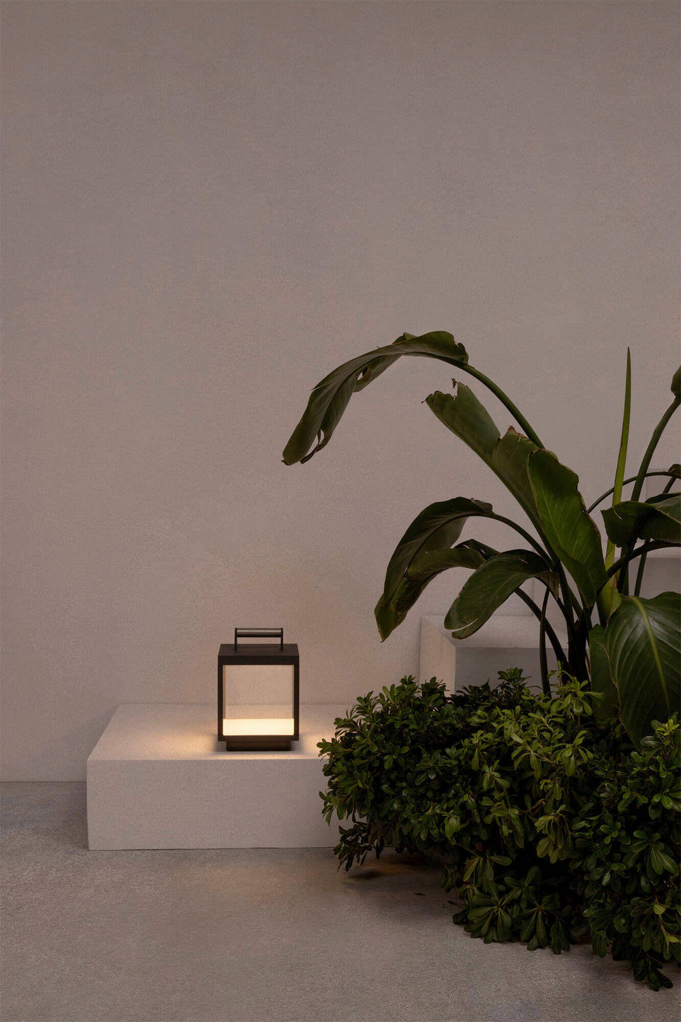 AKKU-TISCHLEUCHTE 18/18/26.8 cm  - Dunkelgrau, Design, Metall (18/18/26.8cm)