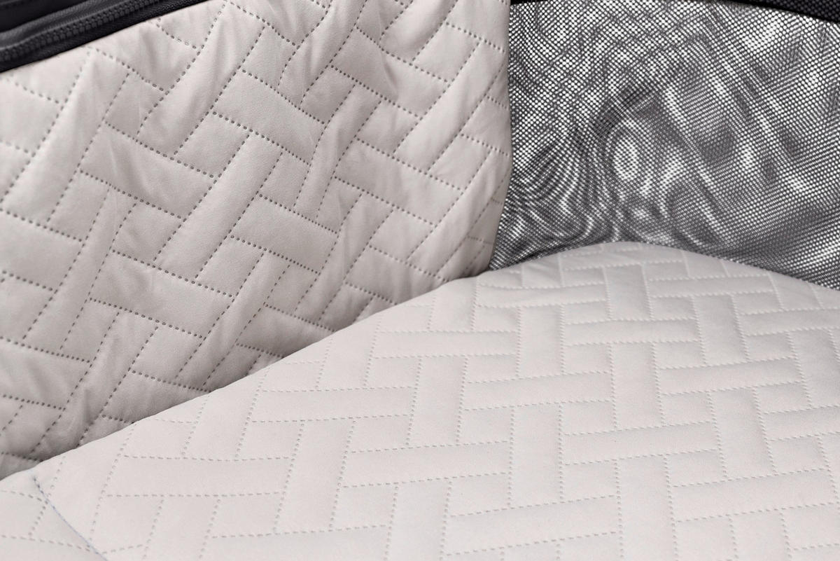 KINDERWAGENSET  SET Resea Fold  onyx  - Schwarz, Basics, Textil/Metall (116/57/94cm) - Moon
