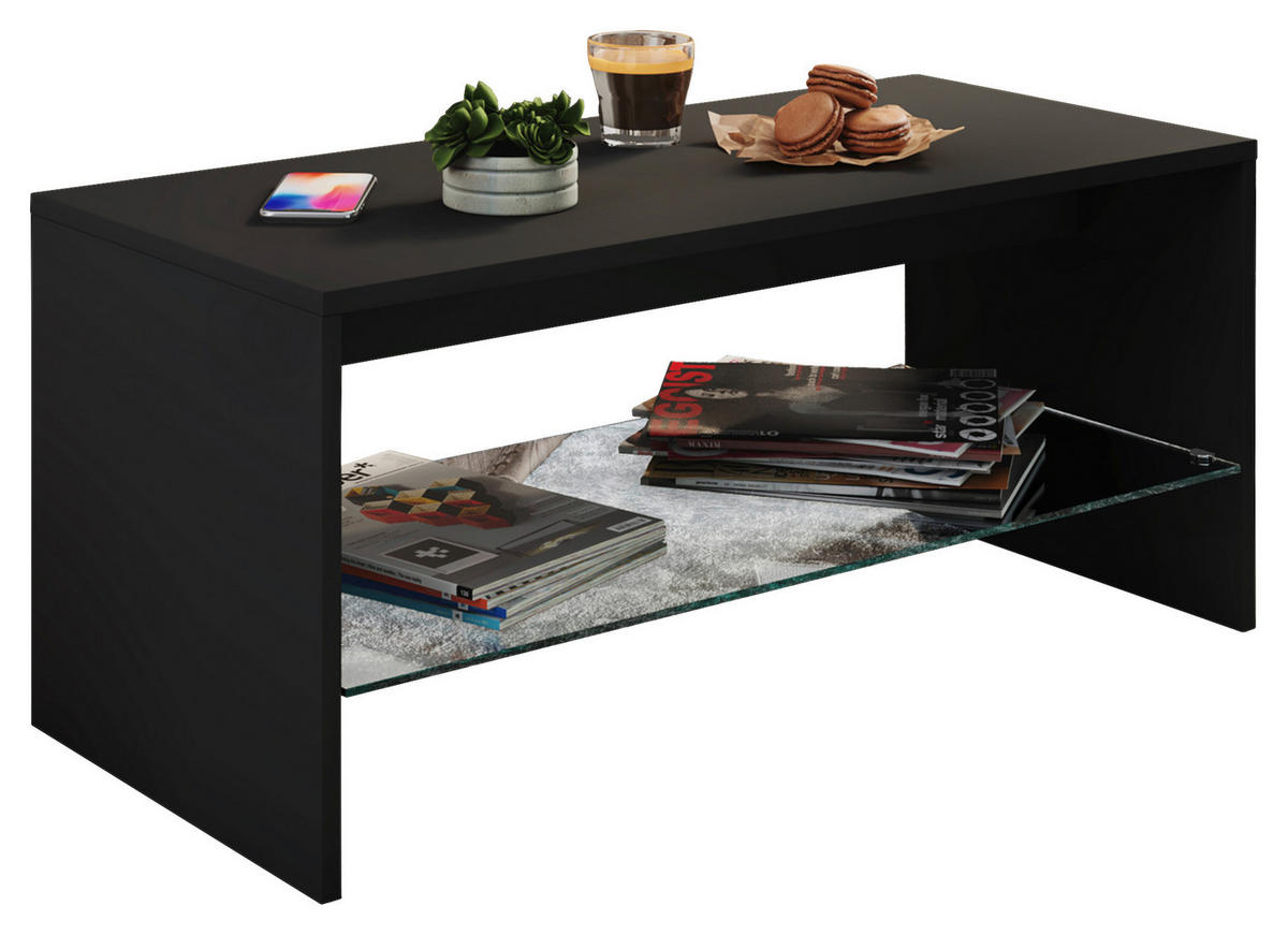 COUCHTISCH in Holzwerkstoff 90/40/40 cm  - Schwarz, Modern, Holzwerkstoff (90/40/40cm) - MID.YOU