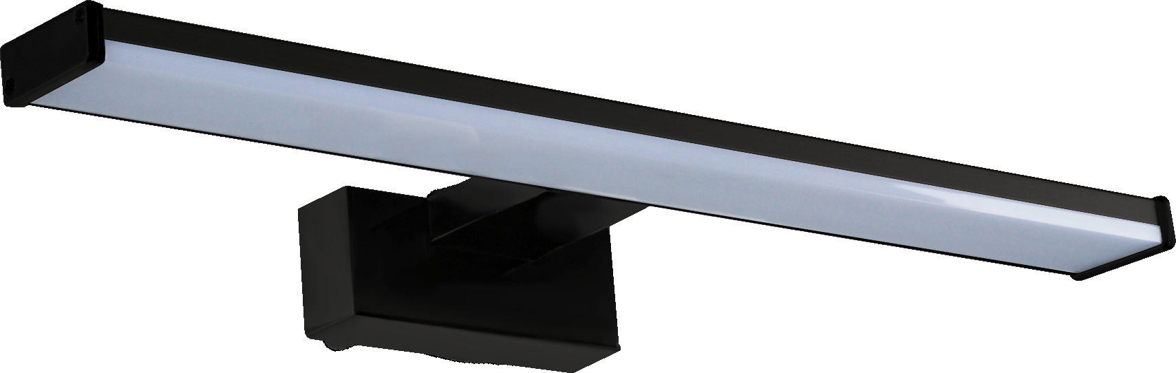 APLICĂ DE PERETE PENTRU BAIE - negru, Basics, metal (12,1/40/4,2cm)