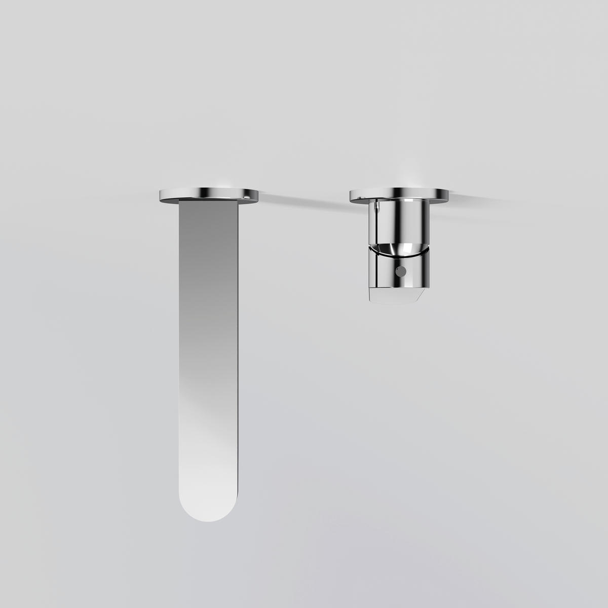 WASCHTISCHARMATUR 340 1814 3  - Chromfarben, MODERN, Metall (22,9/10/22cm)