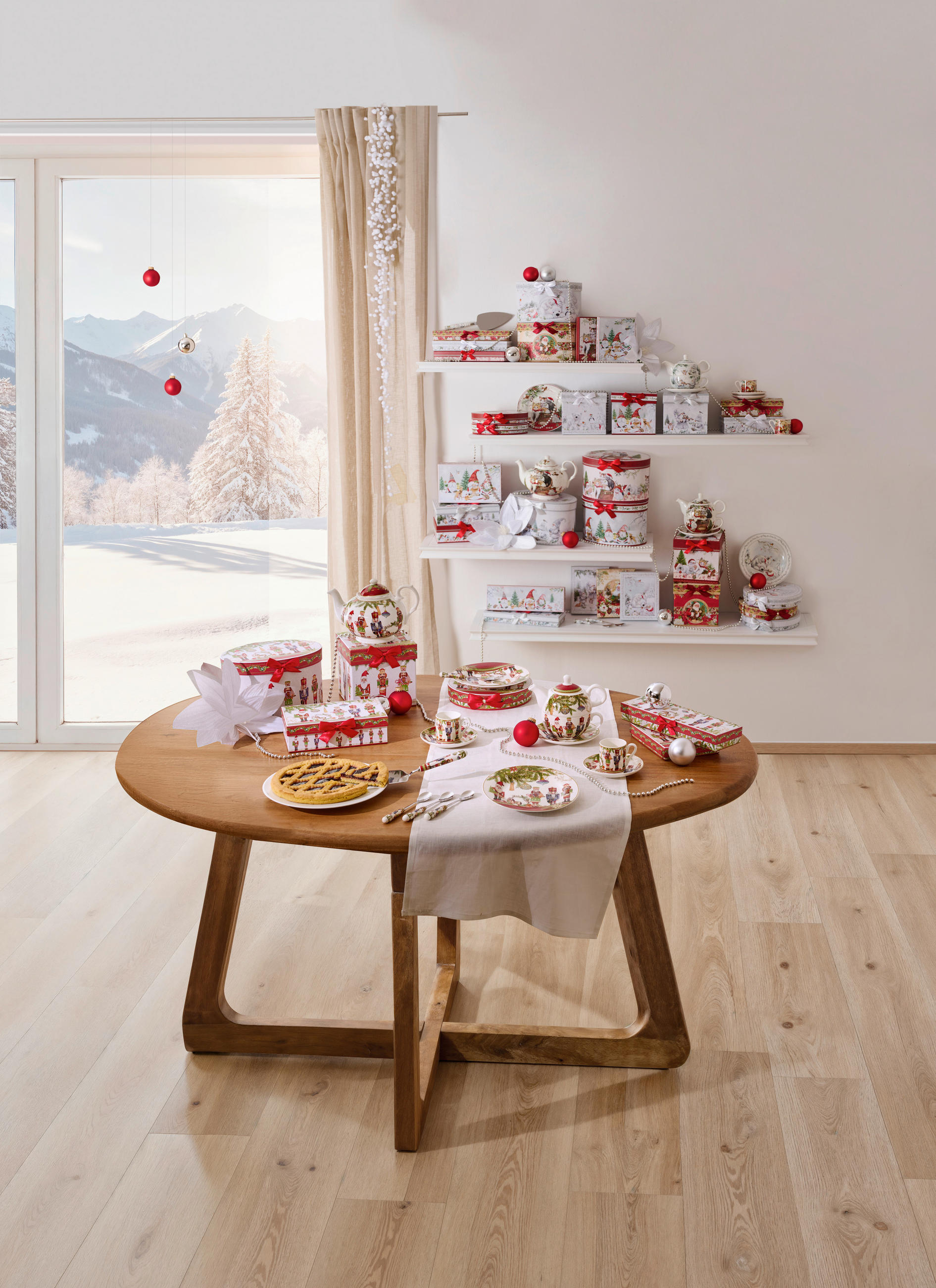 ŠÁLEK A PODŠÁLEK NA ESPRESSO porcelán (new bone china) - vícebarevná, Lifestyle, keramika (100ml) - X-Mas