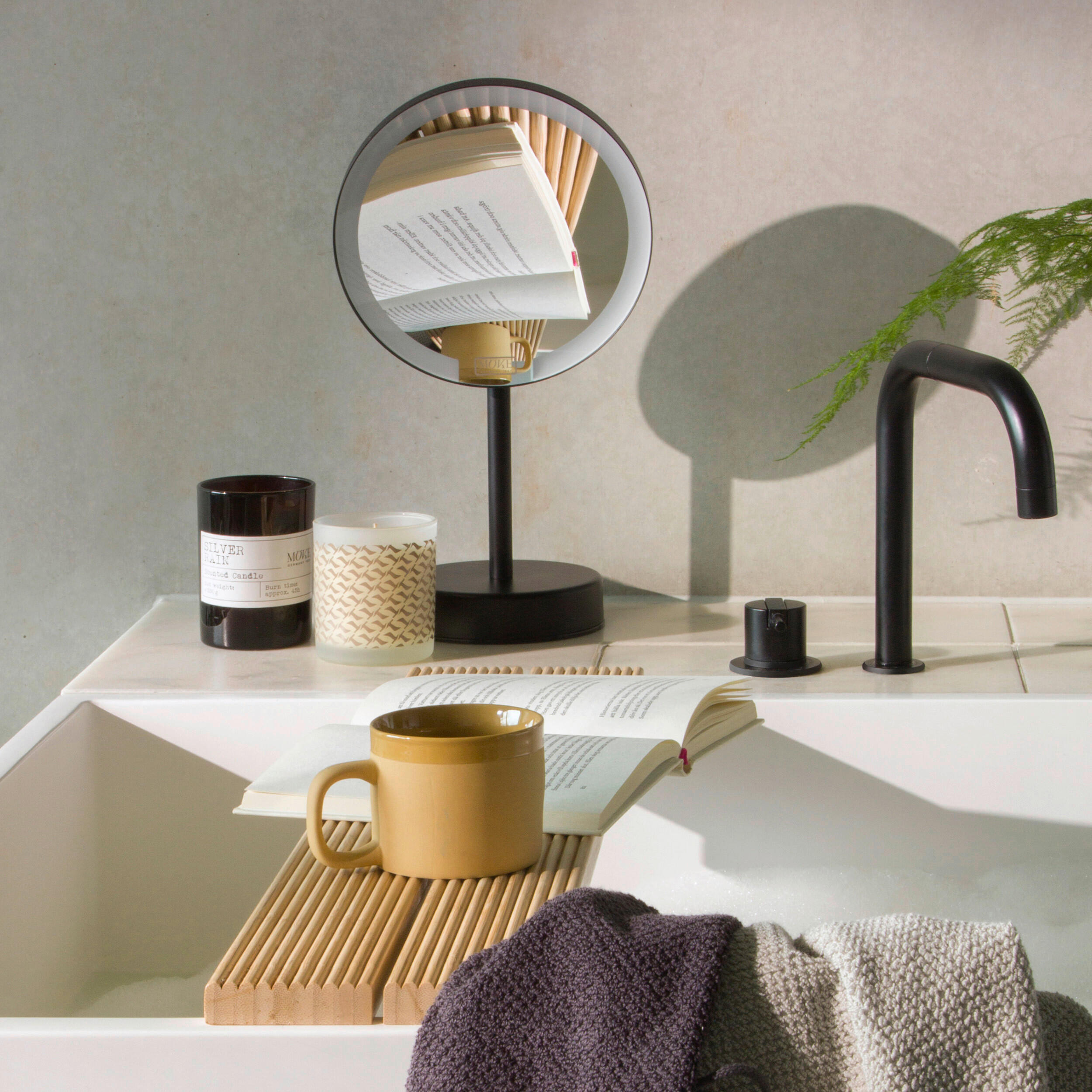 SCHMINKSPIEGEL  - Schwarz, Basics (21,5/39,5cm) - Moeve