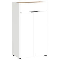 UNTERSCHRANK 56/98/34 cm   - Eichefarben/Schwarz, MODERN, Holzwerkstoff/Kunststoff (56/98/34cm) - Germania
