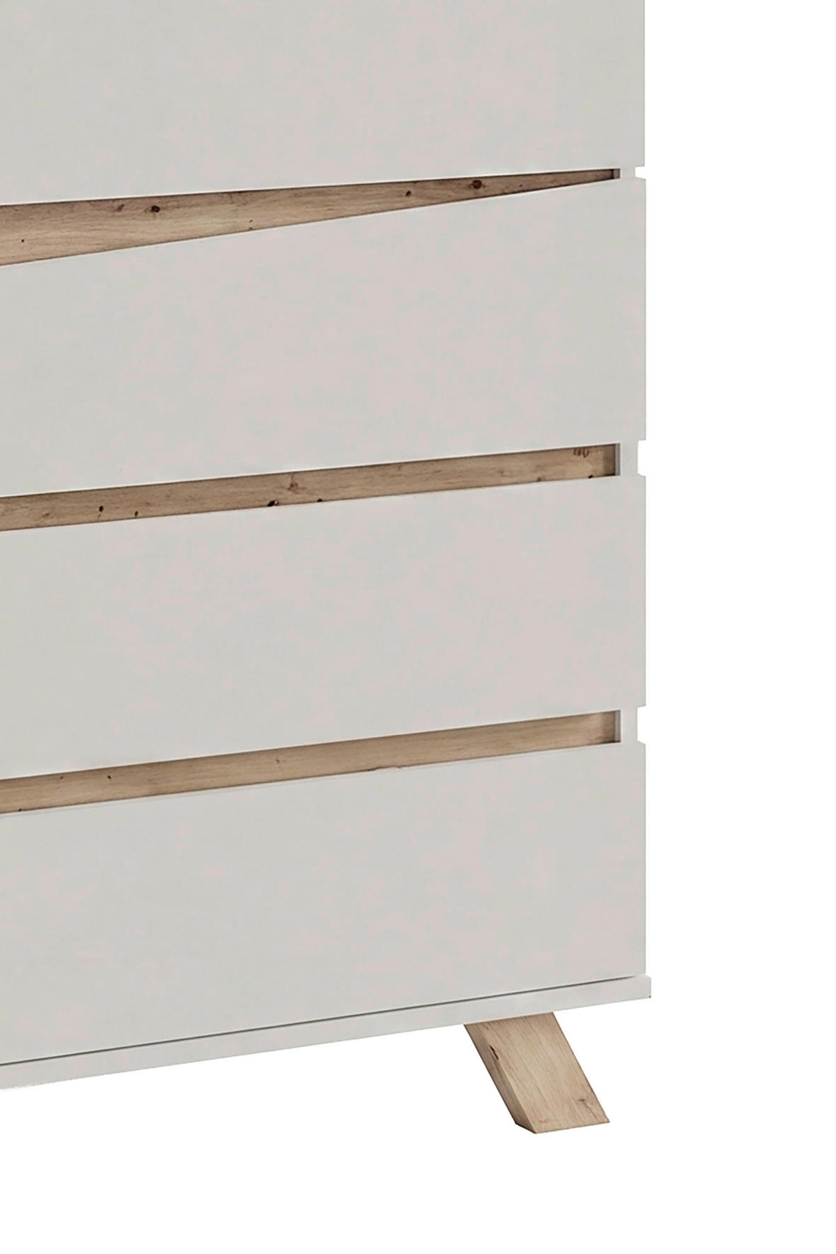 SEKRETÄR  Kabeldurchlass, Stauraum  - Kaschmir/Eiche Artisan, MODERN, Holzwerkstoff (120/127/38cm) - MID.YOU
