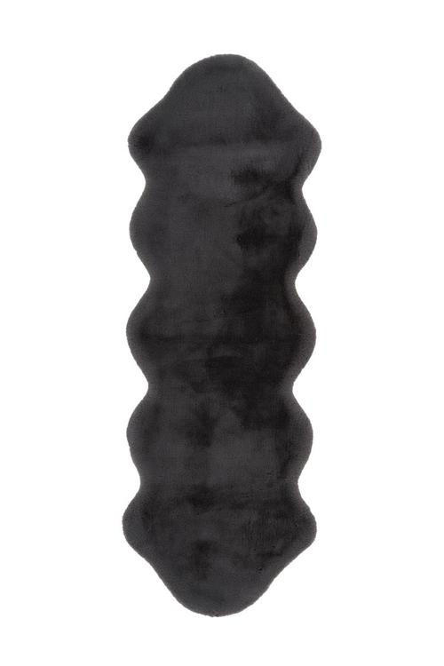 XXXL UMELÁ KOŽUŠINA, 60/180 cm, antracitová