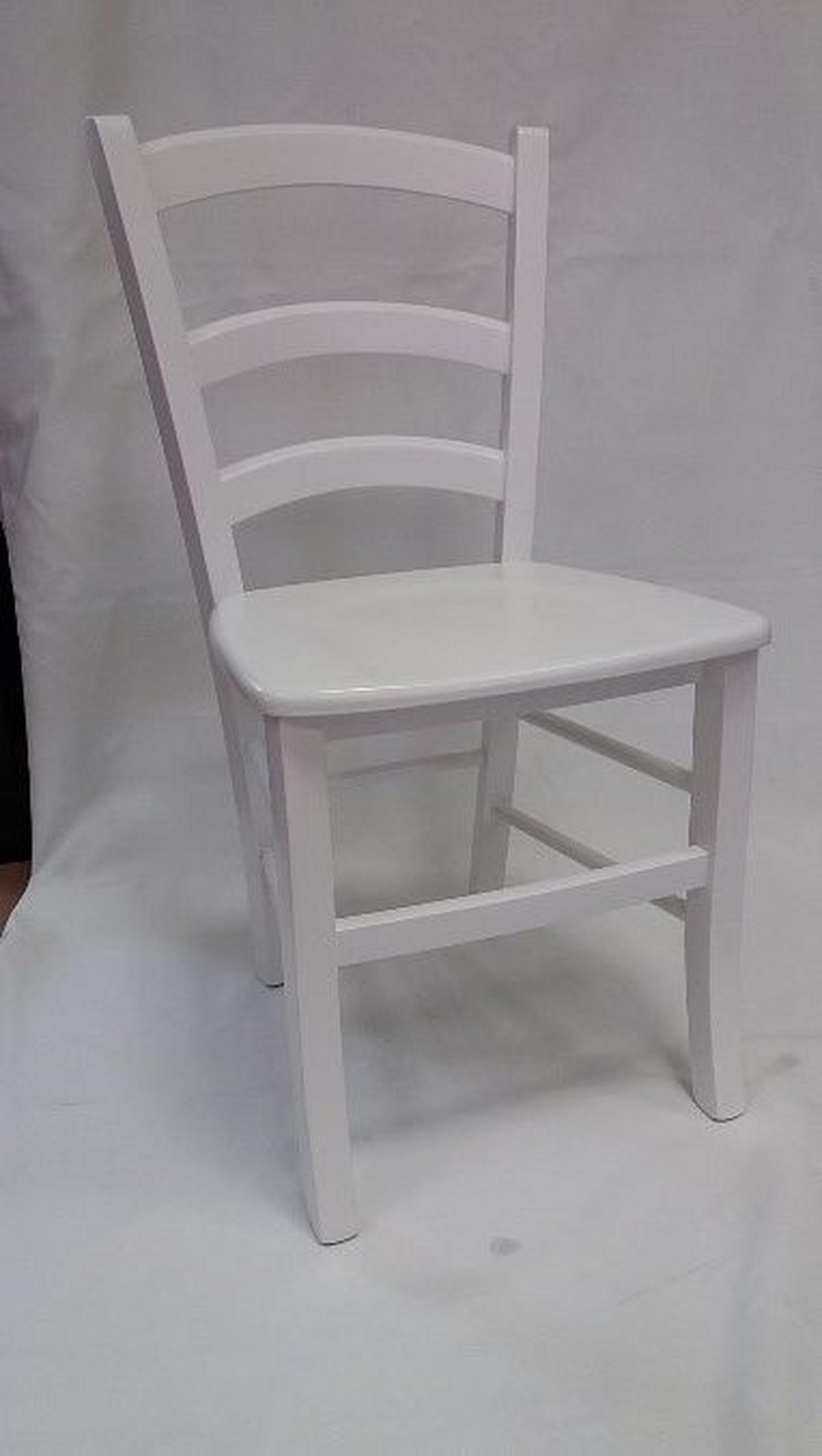 STOLICA  bijela  drvo      - bijela, Konvencionalno, drvo (43,5/86,5/49cm)