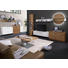 COUCHTISCH Balkeneiche furniert rechteckig Weiß, Eichefarben, Alufarben - Eichefarben/Alufarben, Design, Glas/Holz (120/75/43cm) - Ambiente by Hülsta COUCHTISCH Balkeneiche furniert rechteckig Weiß, Eichefarben, Alufarben - Eichefarben/Alufarben, Design, Glas/Holz (120/75/43cm) - Ambiente by Hülsta
