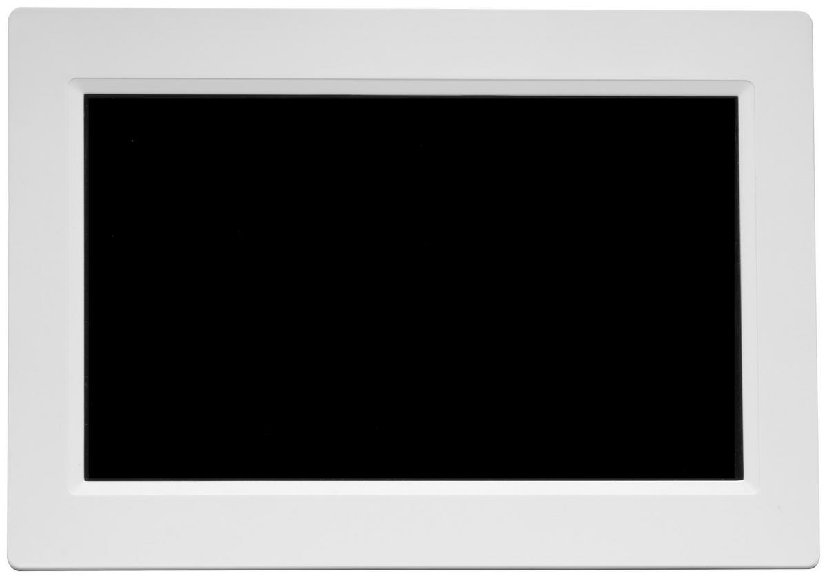 DIGITALER BILDERRAHMEN - Weiß, Design, Kunststoff (26,6/19,3/2,5cm) - DENVER