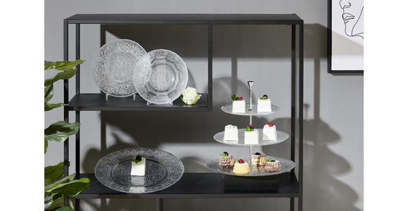 ETAGERE 3-stöckig - Transparent, Basics, Glas - Ambia Home