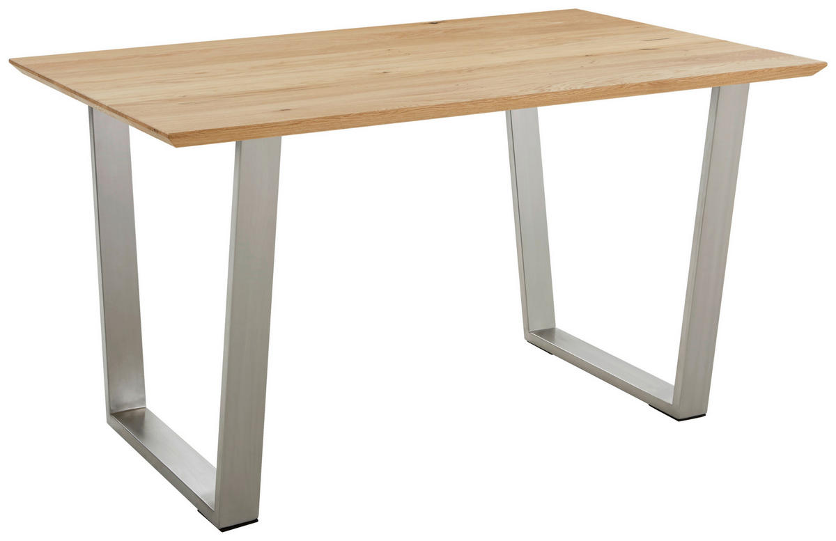 STOLOVÁ DOSKA divoký dub dyhované - farba duba, Natur, drevo (140/90/3cm) - Valdera