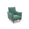 SESSEL Mikrofaser Mintgrün    - Schwarz/Mintgrün, Design, Textil/Metall (85/102/95cm) - MID.YOU