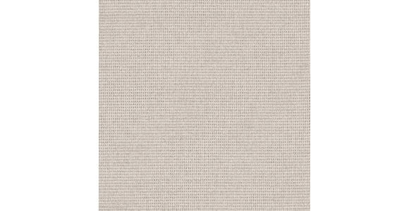 ECKSOFA in Flachgewebe Creme - Chromfarben/Creme, KONVENTIONELL, Textil/Metall (268/175cm) - Carryhome