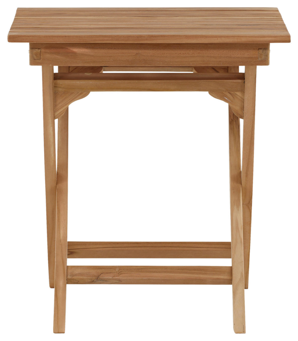 GARTENKLAPPTISCH 70/70/75 cm  - Teakfarben, KONVENTIONELL, Holz (70/70/75cm) - Gardenson
