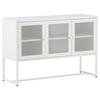 SIDEBOARD 120/80/40 cm  - vit, Design, metall (120/80/40cm) - Livetastic