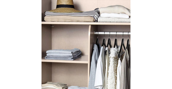 SCHWEBETÜRENSCHRANK  in Graphitfarben  - Graphitfarben, Design, Glas/Holzwerkstoff (226/223/68cm) - Xora