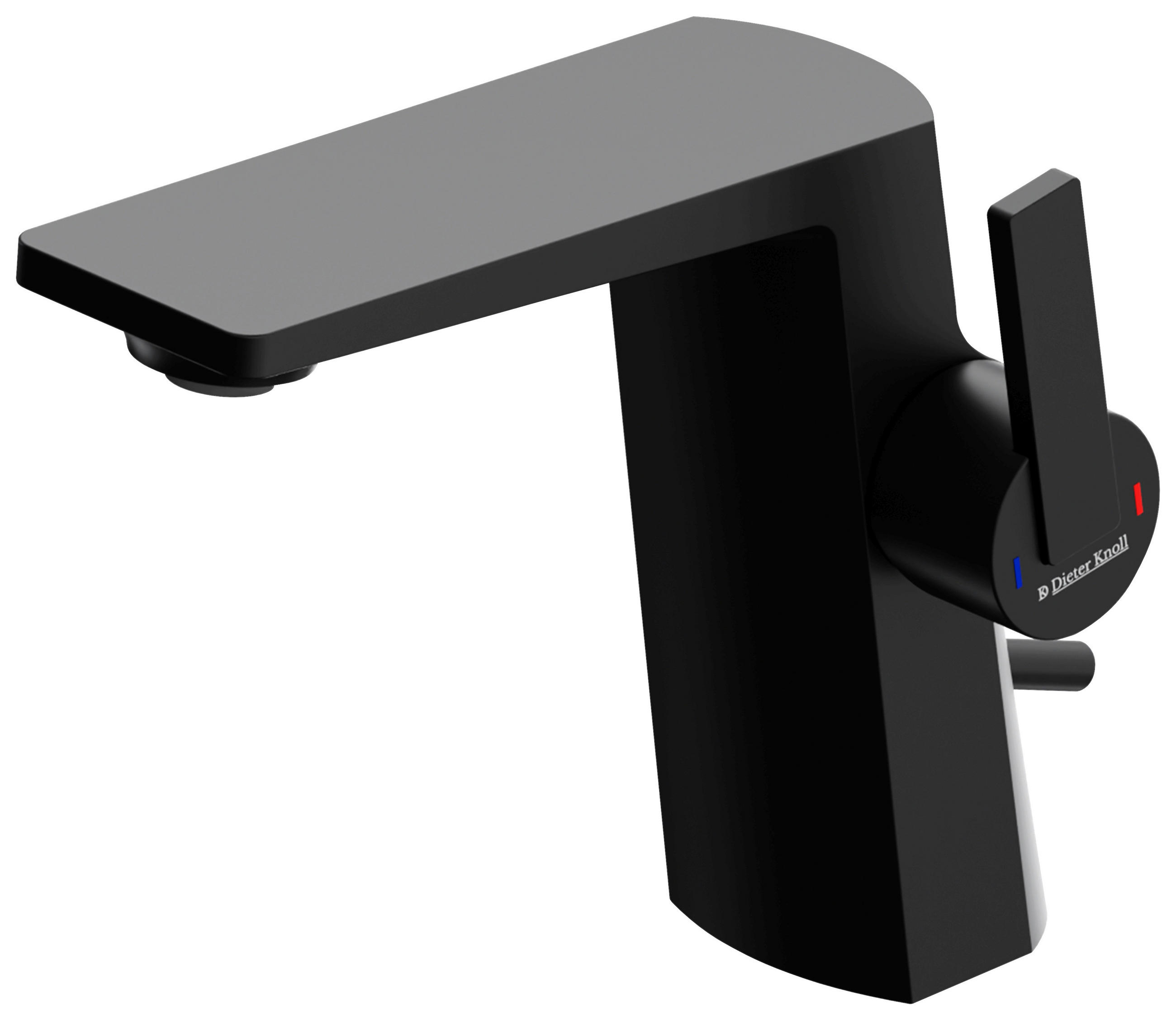 WASCHTISCHARMATUR 164 1000 S  - Schwarz, MODERN, Metall (3,5/15,3/18cm) - Dieter Knoll