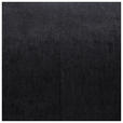 ECKSOFA in Velours Schwarz  - Schwarz, KONVENTIONELL, Textil/Metall (226/155cm) - Carryhome