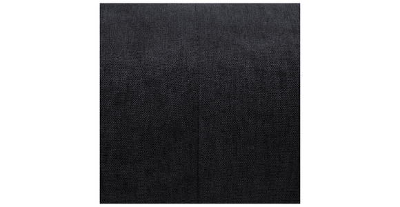 ECKSOFA in Velours Schwarz  - Schwarz, KONVENTIONELL, Textil/Metall (226/155cm) - Carryhome