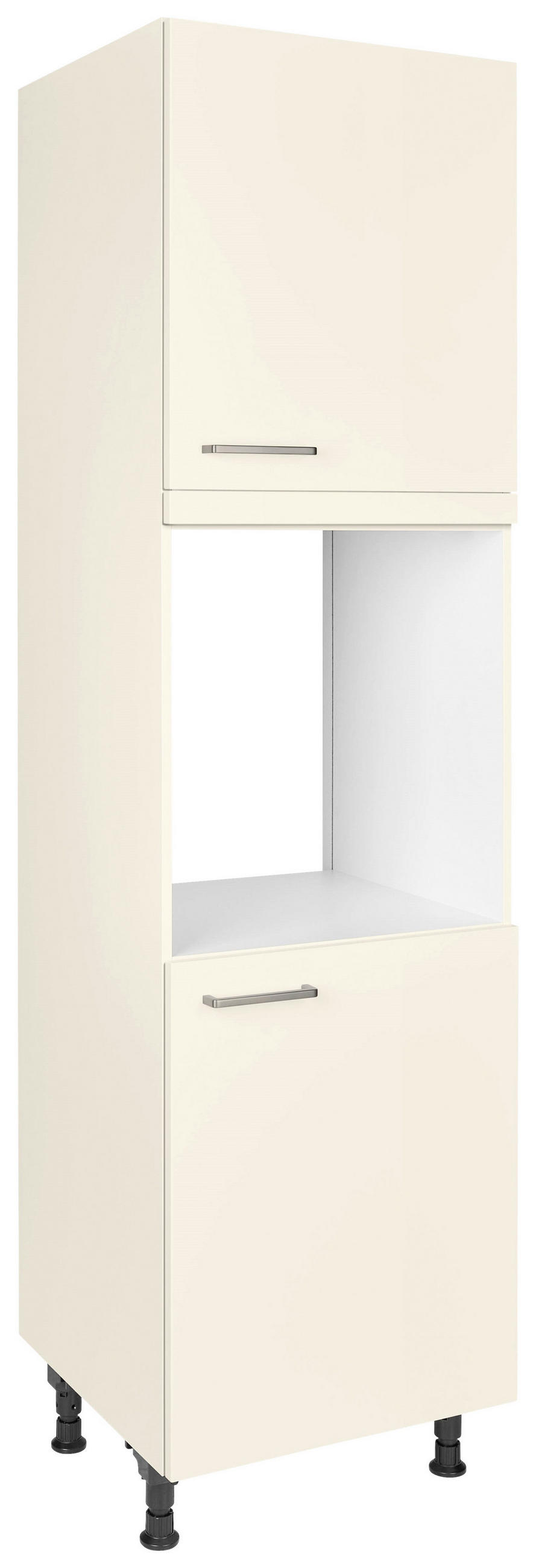 GERÄTEUMBAUSCHRANK 60/216,6/58 cm  in Magnolie  - Edelstahlfarben/Magnolie, MODERN, Holzwerkstoff/Metall (60/216,6/58cm) - Nobilia