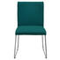 STUHL-SET Flachgewebe Petrol - Petrol, Design, Textil/Metall (50.5/88/64cm) - Hülsta - Now