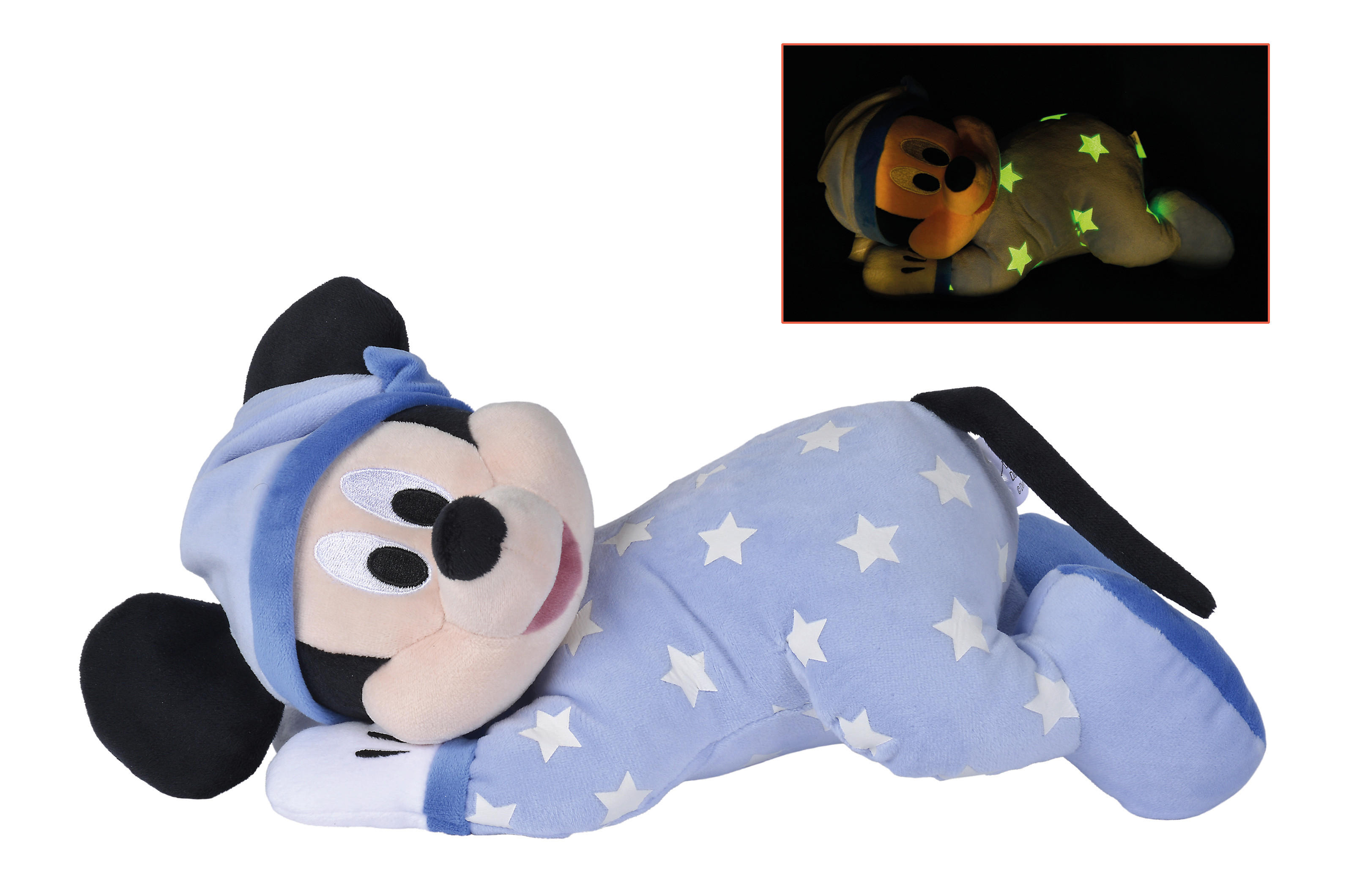 PLÜSCHTIER Mickey & Minnie  - Blau/Multicolor, Basics, Textil (30/15/15cm) - Disney