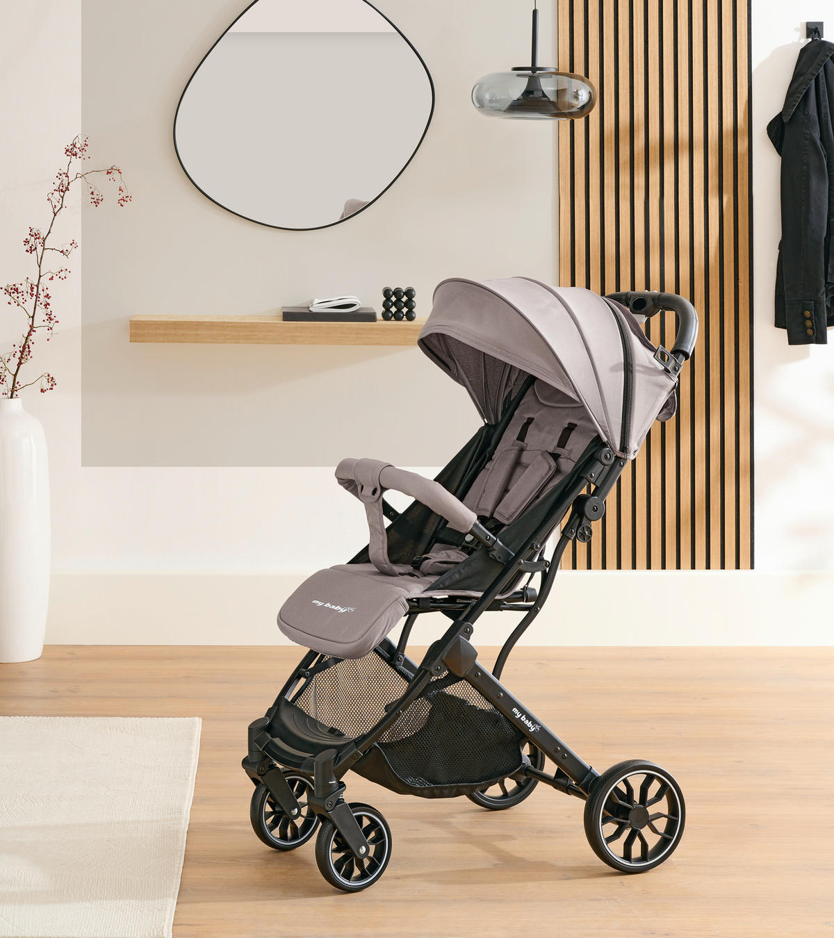 BUGGY Dubai  - Taupe, Basics, Textil/Metall (70/51/103cm) - My Baby Lou