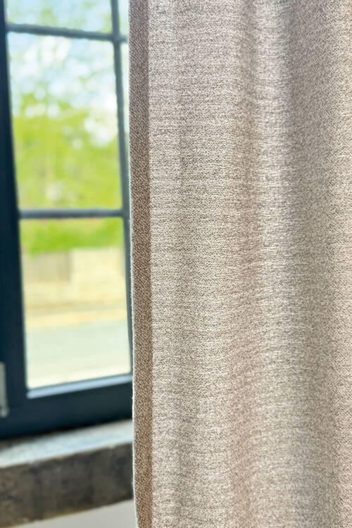 Thumbnail - Esprit Fertigvorhang E-Fun, Beige, Textil, Struktur, 130x250 cm, für Stange und Schiene geeignet, Wohntextilien, Gardine...