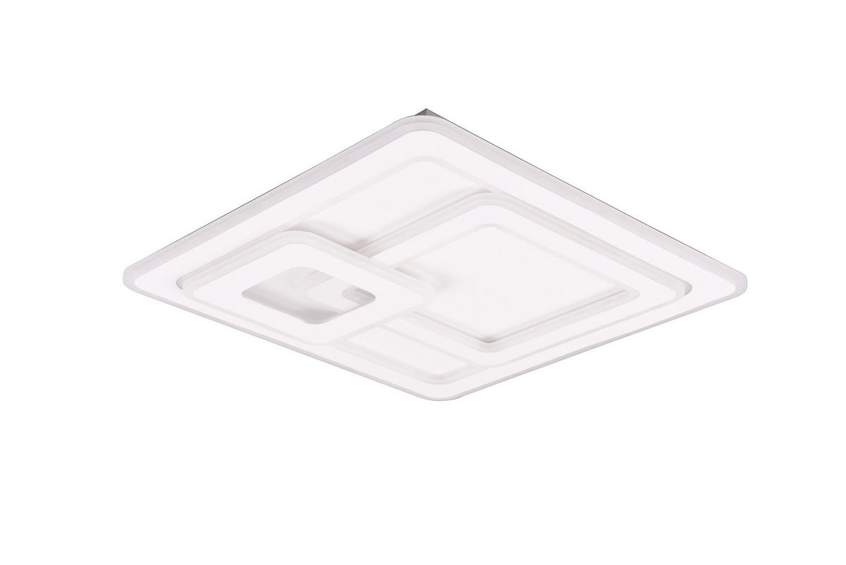LED-DECKENLEUCHTE Mita   - Weiß, Design, Metall (51,5/7/51,5cm) - Trio Leuchten
