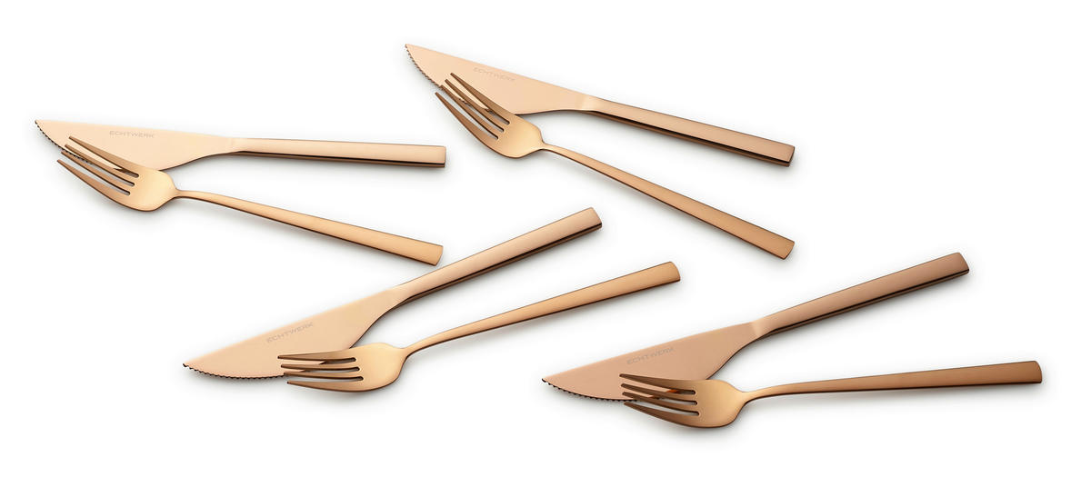 PIZZABESTECK Edelstahl  - Kupferfarben, Basics, Metall (23cm) - Echtwerk