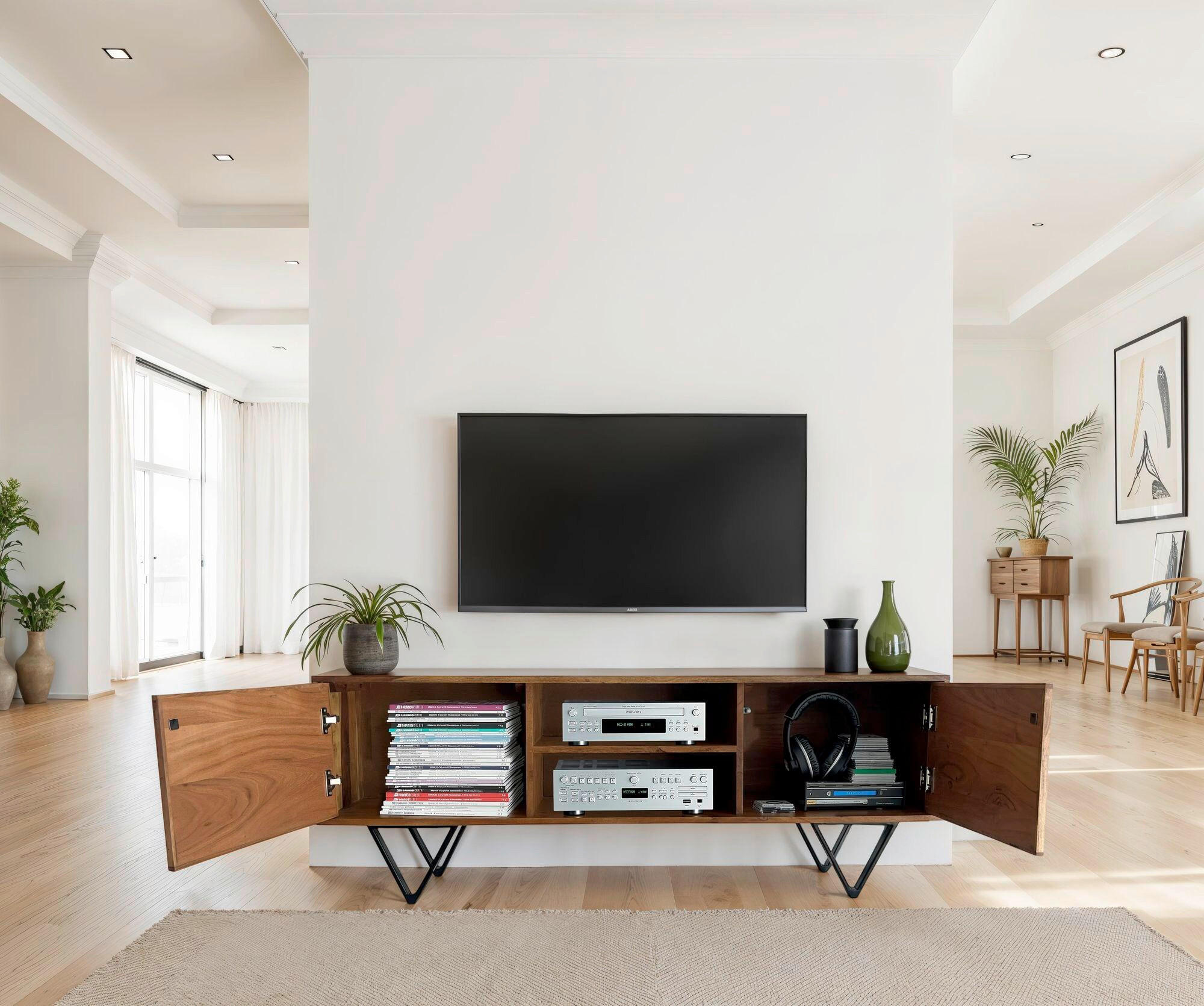 Thumbnail - Livetastic Lowboard, Sheesham, Holz, Sheesham, massiv, 150x56x35 cm, stehend, handgemacht, Holzmöbel, Kleinmöbel Holz, H...