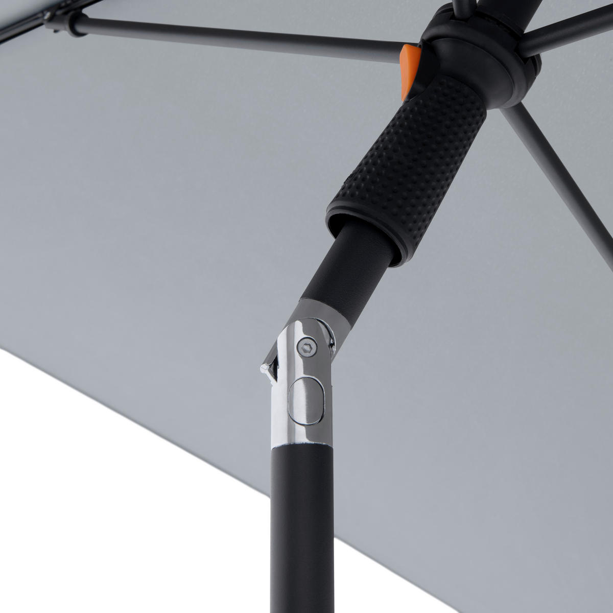 SENČNIK - antracit/svetlo siva, Basics, kovina/tekstil (190/125cm) - Doppler