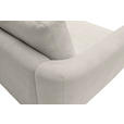 ECKSOFA  in Chenille Platinfarben  307/224 cm  - Platinfarben/Schwarz, KONVENTIONELL, Kunststoff/Textil (307/224cm) - Hom`in