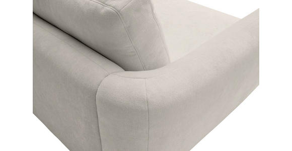 ECKSOFA  in Chenille Platinfarben  307/224 cm  - Platinfarben/Schwarz, KONVENTIONELL, Kunststoff/Textil (307/224cm) - Hom`in