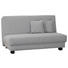 SCHLAFSOFA Webstoff Hellgrau - Hellgrau/Schwarz, Design, Textil/Metall (145/85/100cm) - Carryhome SCHLAFSOFA Webstoff Hellgrau - Hellgrau/Schwarz, Design, Textil/Metall (145/85/100cm) - Carryhome