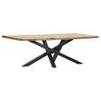 TISCHPLATTE      - Akaziefarben, Design, Holz (220/100/5cm) - Landscape