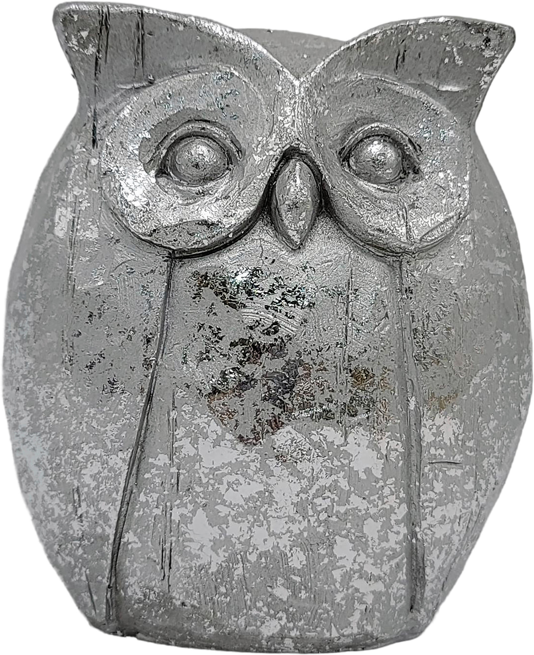 DEKOEULE - Silberfarben, LIFESTYLE, Kunststoff (13/15/8,5cm)