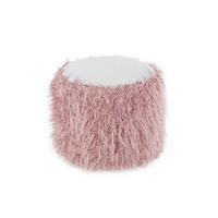 POUFRosa Kunststoff  - Rosa, Basics, Kunststoff (45/38/45cm) - Kayoom