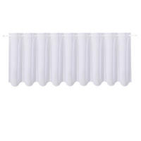 KURZGARDINE   80/45 cm   - Weiß, KONVENTIONELL, Textil (80/45cm)