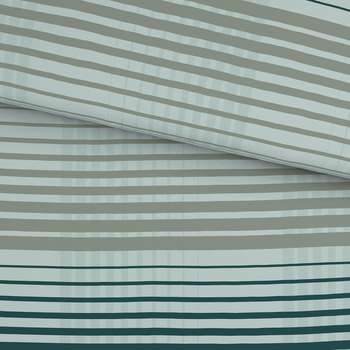 BETTWÄSCHE 2-teilig Satin 140/200 cm  - Grün, Design, Textil (140/200cm) - Dieter Knoll