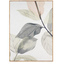 UMELECKÁ TLAČ, kvety, 51,2/71,2 cm  - viacfarebná/farba duba, Basics, kompozitné drevo/papier (51,2/71,2cm) - Monee