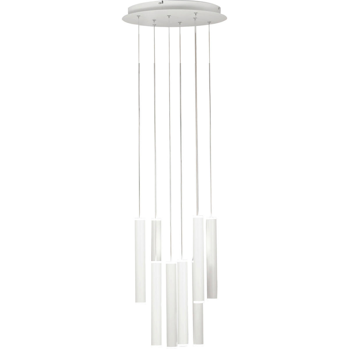 LED-PENDELLEUCHTE 40/200 cm  - Weiß, Design, Metall (40/200cm) - Fabas Luce